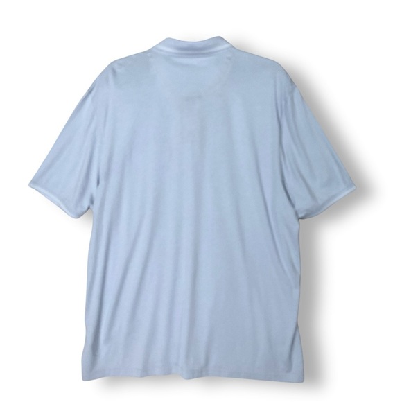 Ted Baker London Mens Polo Shirt Sz 3XL Tortila Sky Blue NWT Golf Preppy Lightwe - Picture 7 of 13